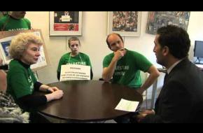 FFFoot: action prisonniers palestiniens
