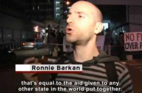Demonstration against U.S. embassy in Tel Aviv