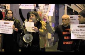 Action BDS au "New Morning" le 25 novembre 2014